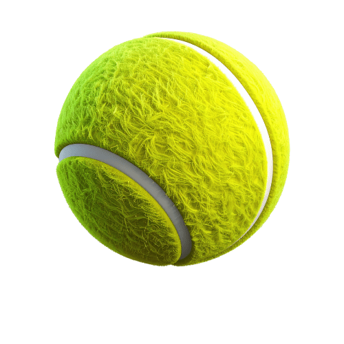 Ein Tennisball